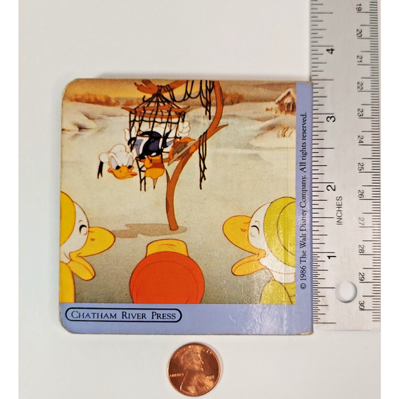 5 x Walt Disney Mini Board Book Lot 1986 Vintage Chatham River Set Mickey Pluto - Picture 4 of 8